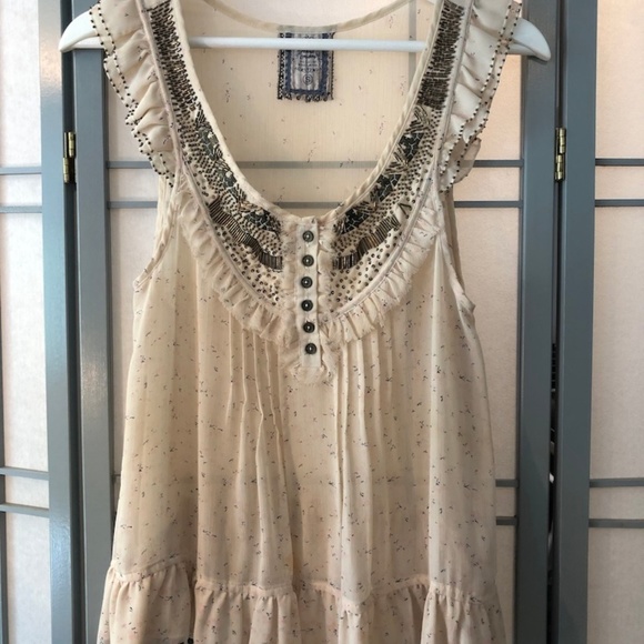 Pepe Jeans Tops - Pepe Jeans London Embellished Ruffle Top